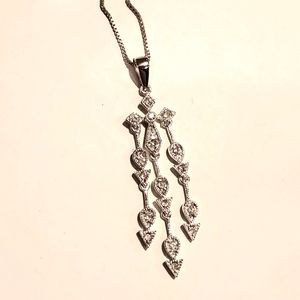 925 Sterling Silver Necklace Chain Cross Pendant